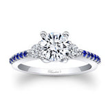 3 Stone Sapphire Ring