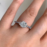 3 Stone Sapphire Ring