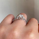 3 Stone Sapphire Ring