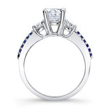 3 Stone Sapphire Ring