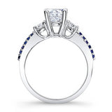 3 Stone Sapphire Ring