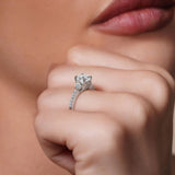 3 Stone Moissanite Ring