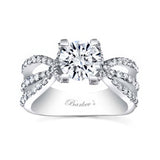 Triple Split Shank Engagement Ring