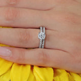 Moissanite Ring Set