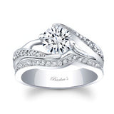Bypass Moissanite Bridal Set