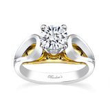 Looping Solitaire Moissanite Ring