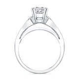 Looping Solitaire Moissanite Ring