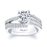 1 Carat Round Cut Diamond Bridal Set