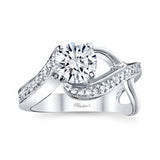 Unique Moissanite Ring