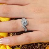 Unique Moissanite Ring