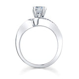 Unique Moissanite Ring