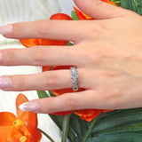 Three Stone Criss Cross Ring