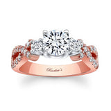 Three Stone Criss Cross Ring