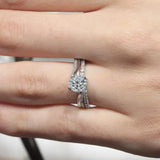 Unique Flared Bridal Set