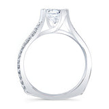 Unique Flared Moissanite Bridal Set