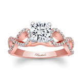 Moissanite Infinity Engagement Ring