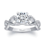 Moissanite Infinity Engagement Ring