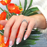 Curving Split Shank Ring