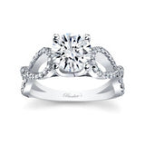 2 Carat Moissanite Engagement Ring