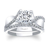 Criss Cross Band Bridal Set