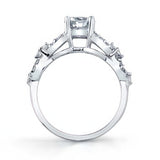 Infinity Moissanite Ring
