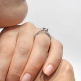 Simple Moissanite Ring