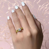 Simple Diamond Bridal Set