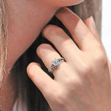 Simple Diamond Bridal Set