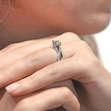 Simple Diamond Bridal Set
