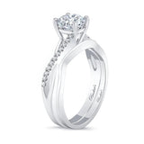 Simple Diamond Bridal Set