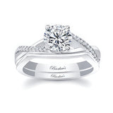Simple Moissanite Bridal Set