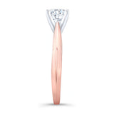 Tapered Solitaire Ring