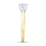 Tapered Solitaire Ring