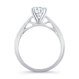 Tapered Solitaire Ring
