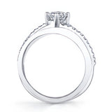 Half Carat Moissanite Wedding Set
