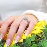 Split Shank Halo Engagement Ring