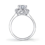 2 Carat Diamond Halo Ring