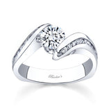 Curved Bypass Band Ring