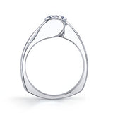 Bypass Shank Engagement Ring