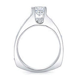 Wide Shank Starnish Engagement Ring
