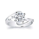 Split Shank Starnish Engagement Ring