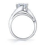 2 Prong Engagement Ring