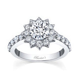 Starnish Halo Engagement Ring