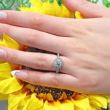 Starnish Halo Engagement Ring
