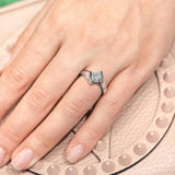 Princess Solitaire Ring