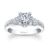 Princess Cut Three Stone Ring