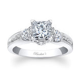 Princess Cut Three Stone Ring