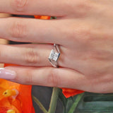 1 Carat Princess Cut Solitaire Diamond Ring