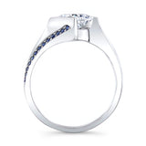 Princess Cut Square Sapphire Ring