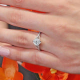 Simple Round Moissanite Ring